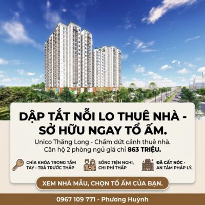 Phối cảnh tổng thể dự án Unico Thăng Long
