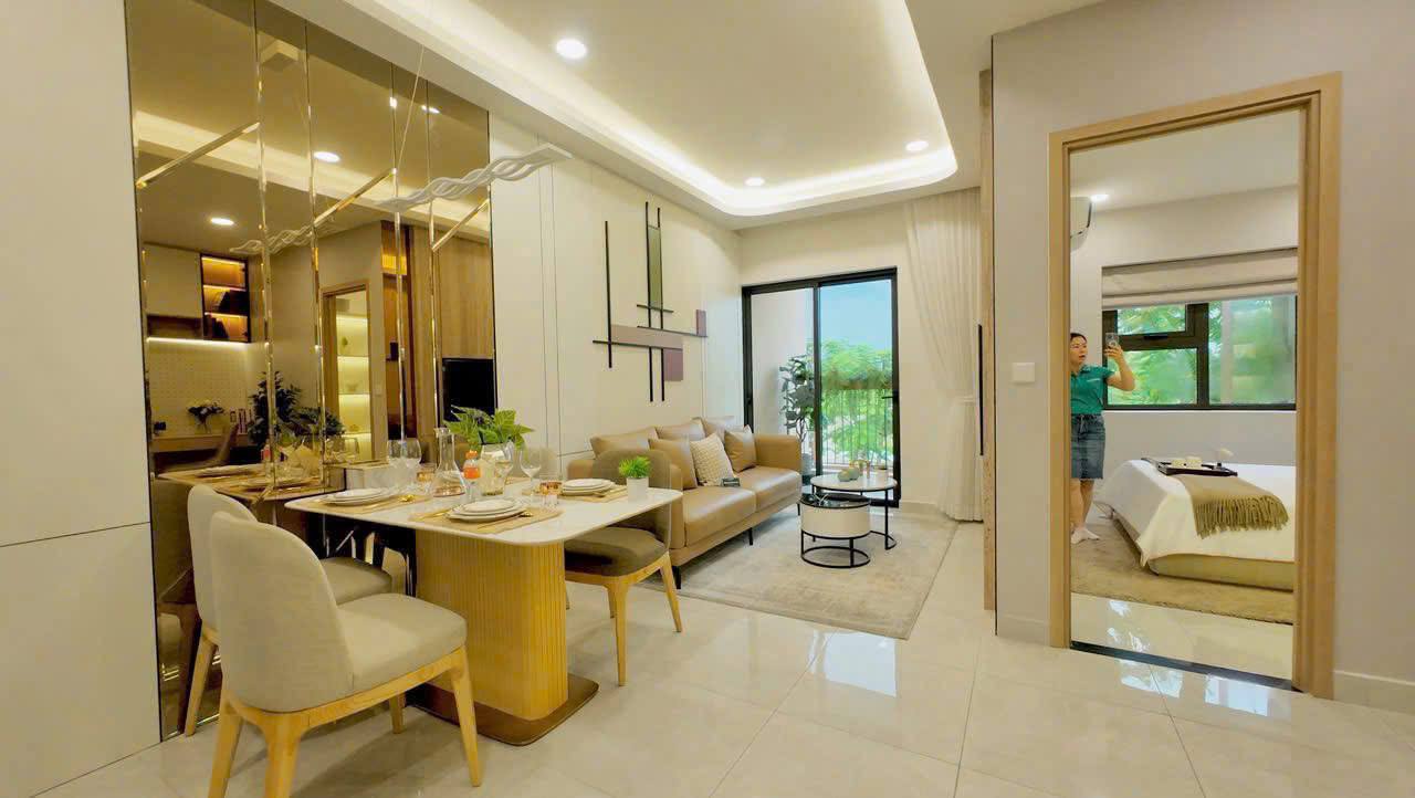 Không gian căn hộ 2 phòng ngủ tại NOXH Unico Thăng Long