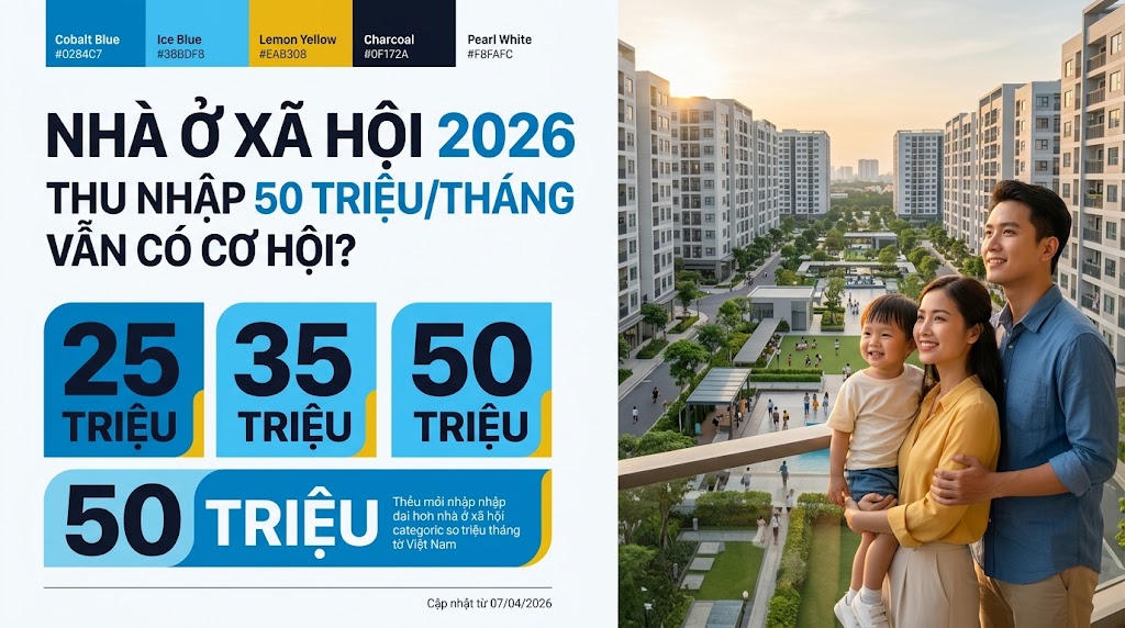 Điều kiện mua nhà ở xã hội 2026 – Mốc 25 35 50 triệu