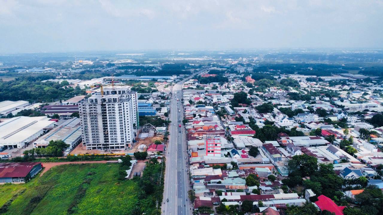 Vị trí thực tế dự án NOXH Unico Thăng Long trên trục Quốc lộ 13