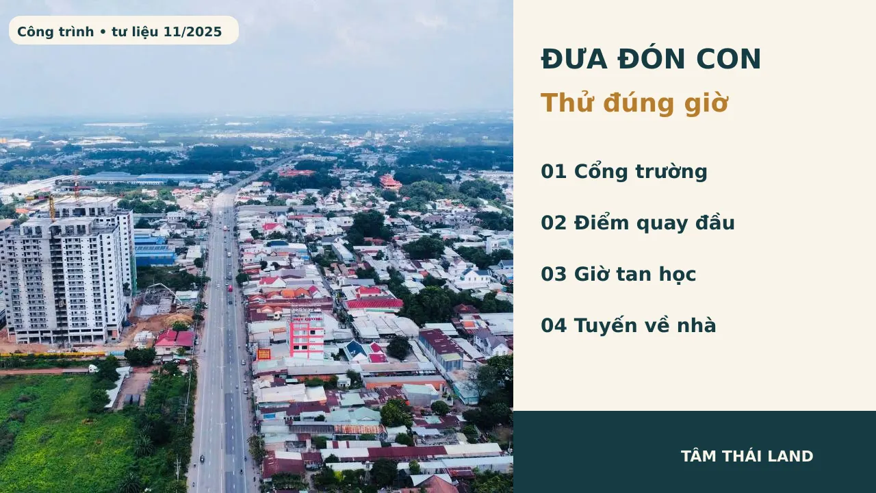 Ảnh tư liệu công trình Nhà ở xã hội Thăng Long tháng 11/2025 cùng bốn điểm cần kiểm khi đưa đón con.
