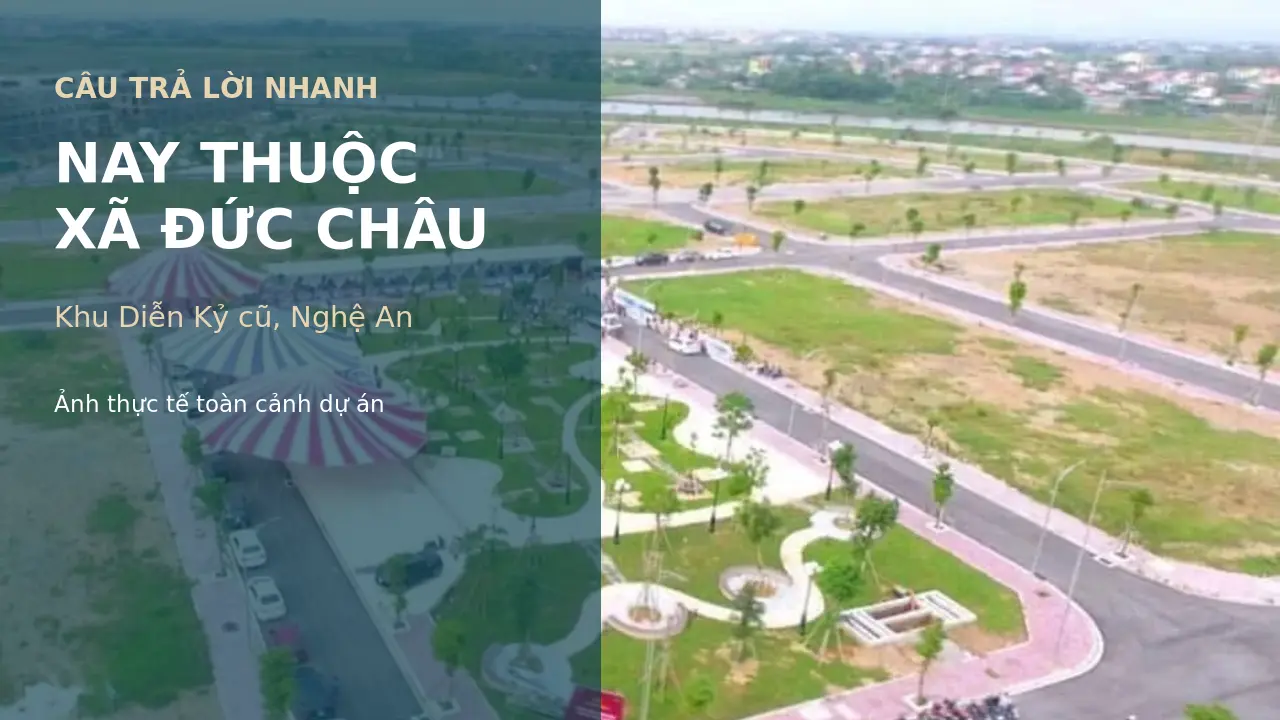Ảnh thực tế toàn cảnh ROX Living Aquamarine tại xã Đức Châu, Nghệ An