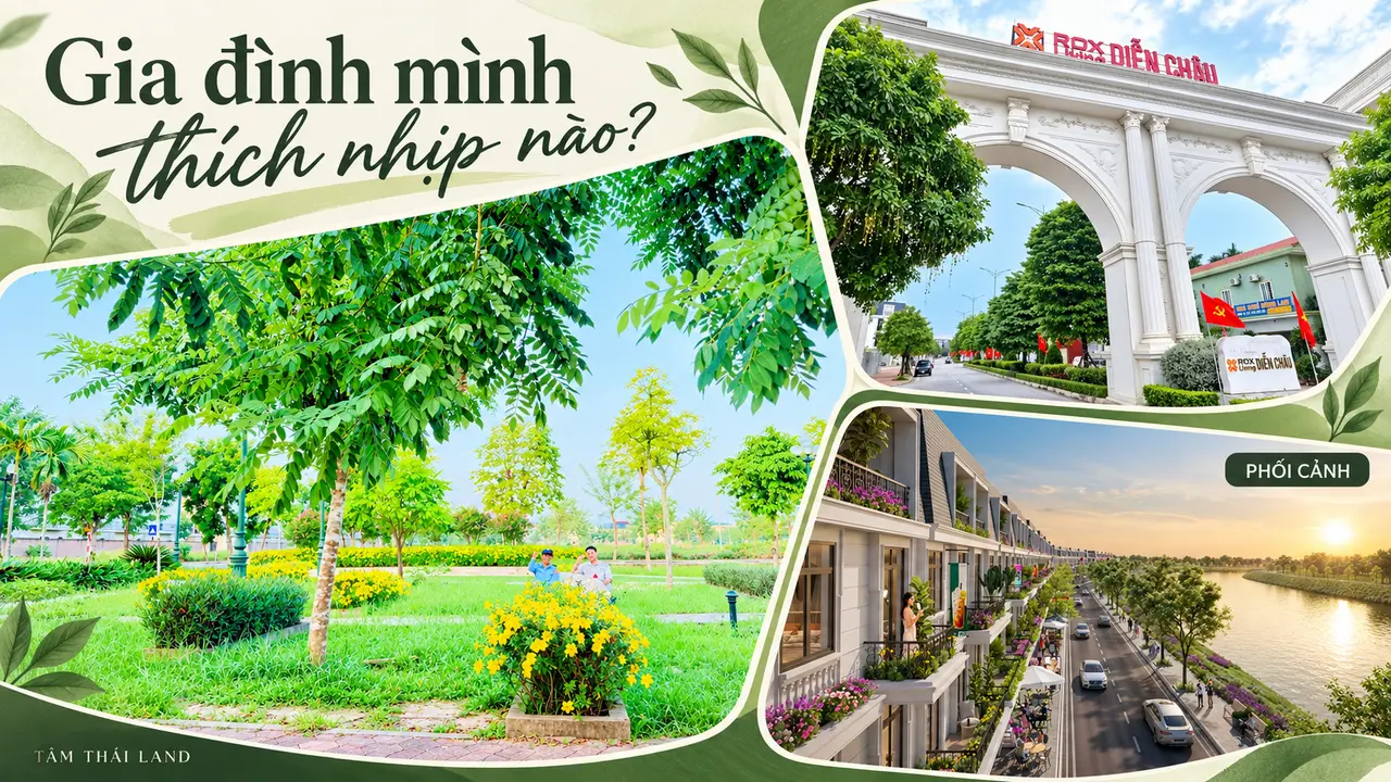 Một mặt hướng ra phố, ba phía chạm sông: Gia đình mình thích nhịp nào?