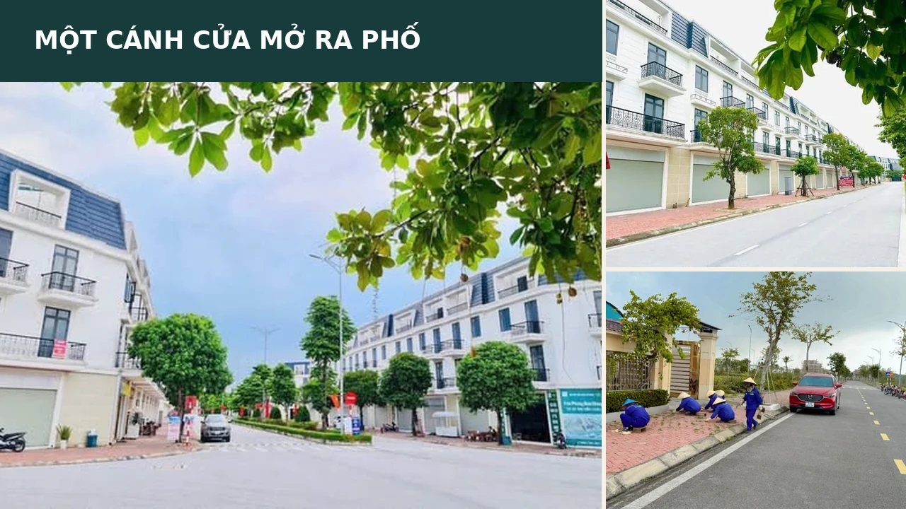 Một cánh cửa mở ra phố, một mái nhà giữ nhịp sống gia đình
