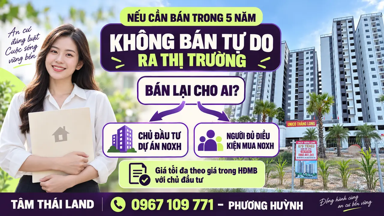 Sơ đồ hai nhóm có thể nhận chuyển nhượng lại nhà ở xã hội trong 5 năm theo điều kiện luật định.