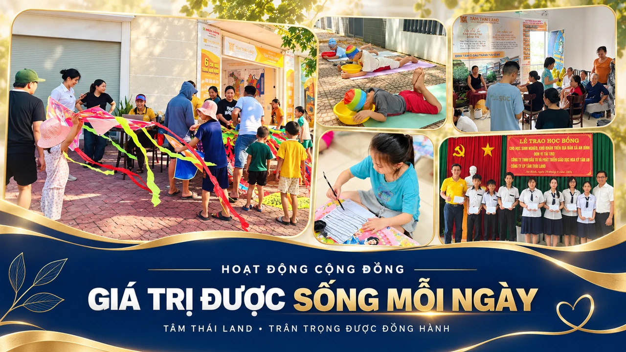 Hoạt động cộng đồng Tâm Thái Land qua dạy bơi, chăm sóc sức khỏe, thư pháp và học bổng