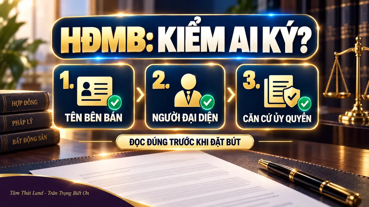 Ba điểm cần kiểm tra về bên bán, người đại diện và căn cứ ủy quyền trước khi ký HĐMB Unico Thăng Long.