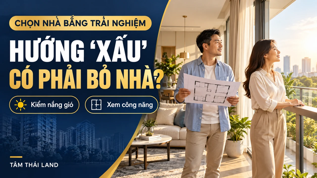 Một hướng bị gọi là “xấu” với tuổi mình: Có thật phải loại ngay căn nhà đó?