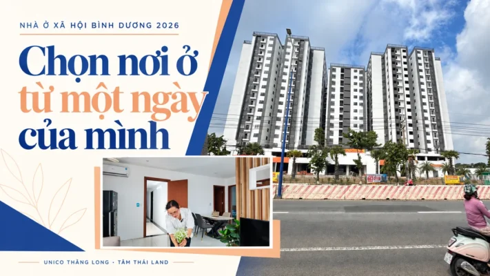 Ảnh công trình Unico Thăng Long và góc sinh hoạt trong căn mẫu, chủ đề chọn khu vực sống