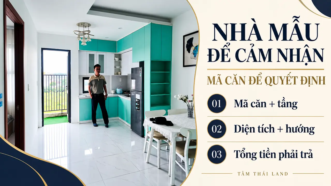 Căn mẫu Nhà ở xã hội Thăng Long và ba điều cần kiểm: mã căn, diện tích, tổng tiền