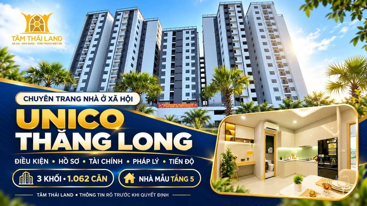 Xem chuyên trang Nhà ở xã hội Thăng Long của Tâm Thái Land