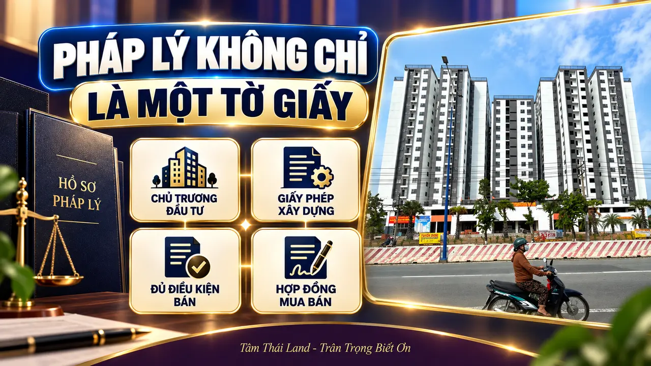 Bốn lớp hồ sơ pháp lý Unico Thăng Long gồm chủ trương đầu tư, giấy phép xây dựng, điều kiện bán và hợp đồng mua bán.