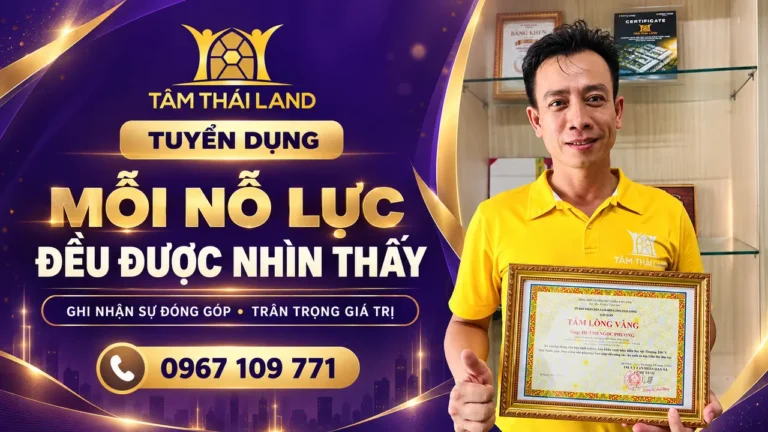 Mỗi nỗ lực của nhân viên sales được nhìn thấy tại Tâm Thái Land
