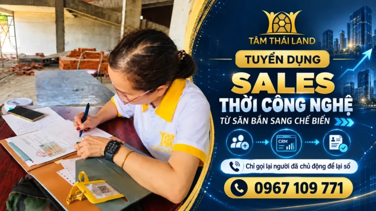 Sales bất động sản thời công nghệ từ săn khách lạnh sang chăm sóc lead