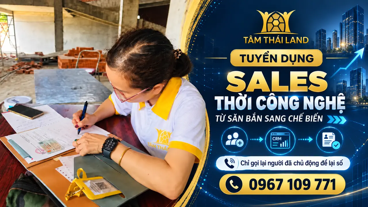 Sales bất động sản thời công nghệ từ săn khách lạnh sang chăm sóc lead