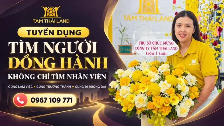 Tâm Thái Land tuyển người đồng hành tại dự án Unico Thăng Long