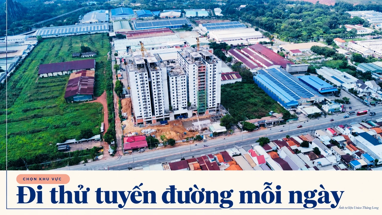Ảnh flycam tư liệu Unico Thăng Long và tuyến đường xung quanh