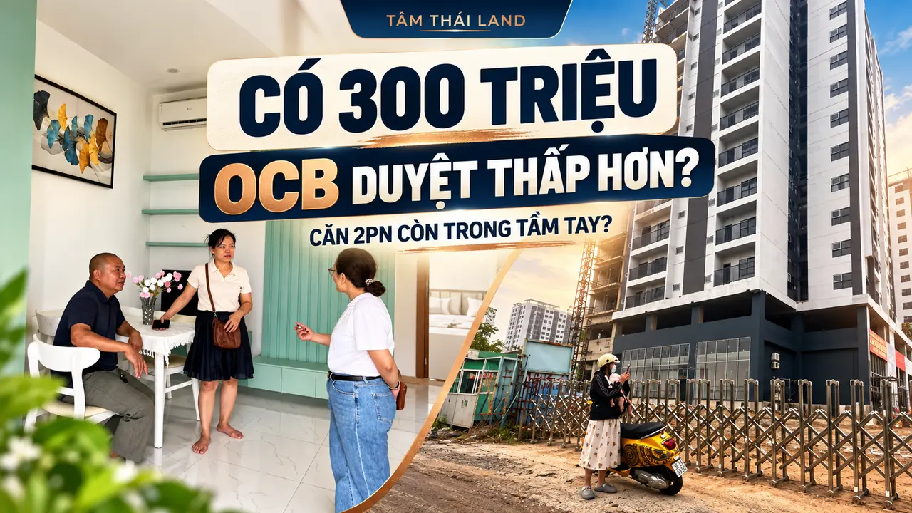 Tôi có 300 triệu, nhưng OCB duyệt khoản vay thấp hơn dự tính: Căn 2PN tại Nhà ở xã hội Thăng Long còn trong tầm tay không?