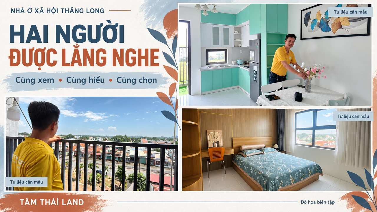 Vợ chồng khác hướng hợp, lại thích hai căn khác nhau: chọn Nhà ở xã hội Thăng Long sao để cả hai cùng được lắng nghe?