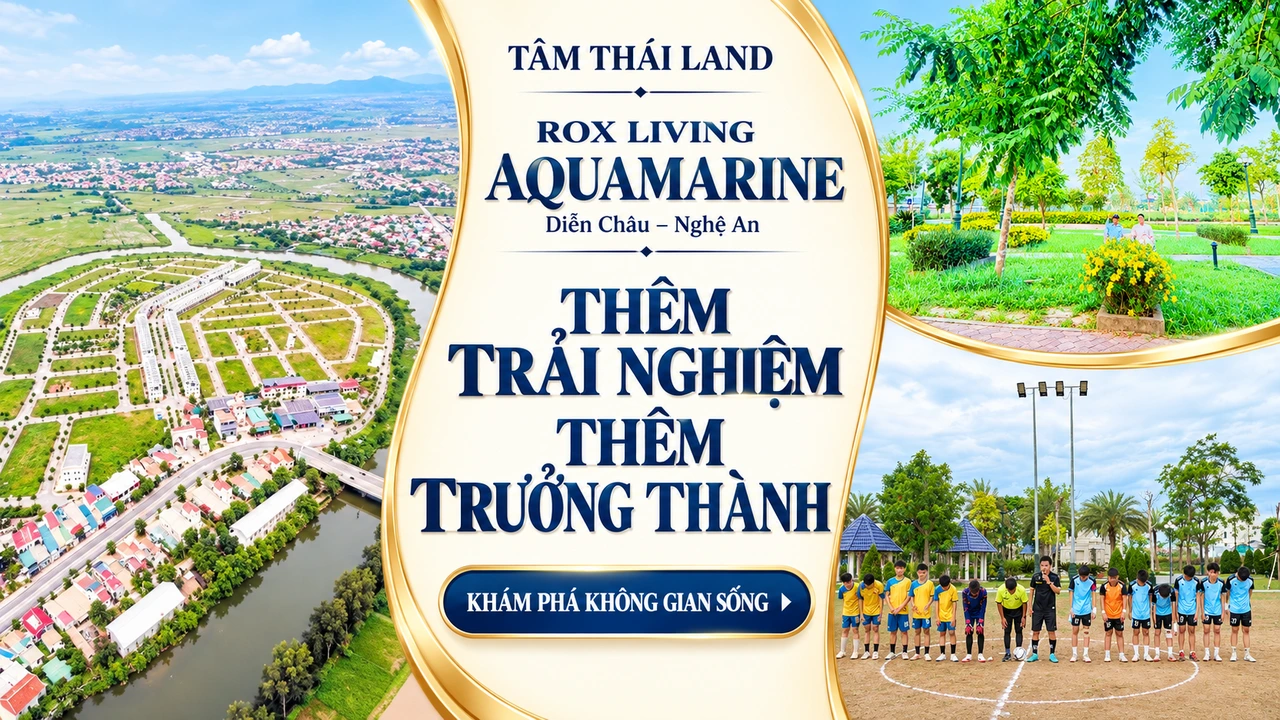 Toàn cảnh ven sông, công viên và nhóm trẻ trong tư liệu Aquamarine.