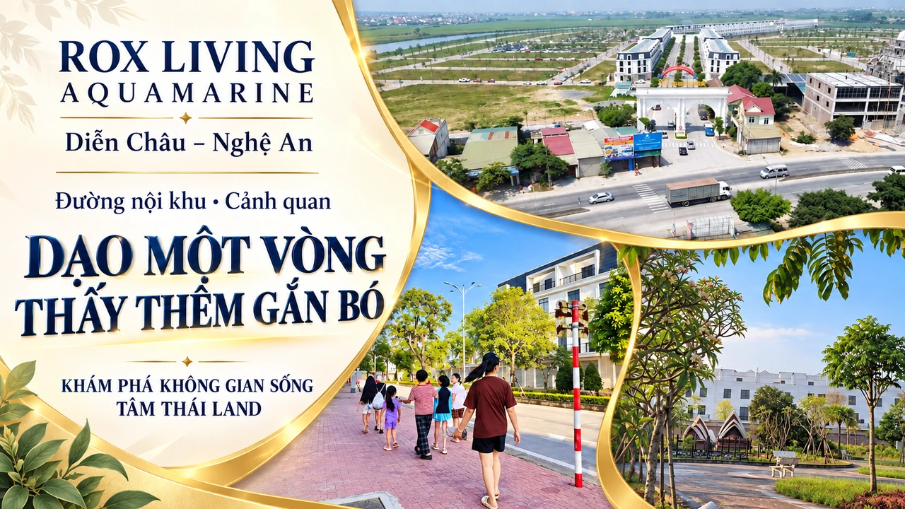 Thiết kế từ tư liệu Aquamarine tại Diễn Châu, Nghệ An