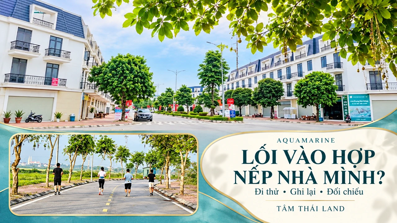 Ảnh tư liệu đường và dãy nhà Aquamarine ghép khung người chạy bộ, gợi gia đình đi thử lối vào