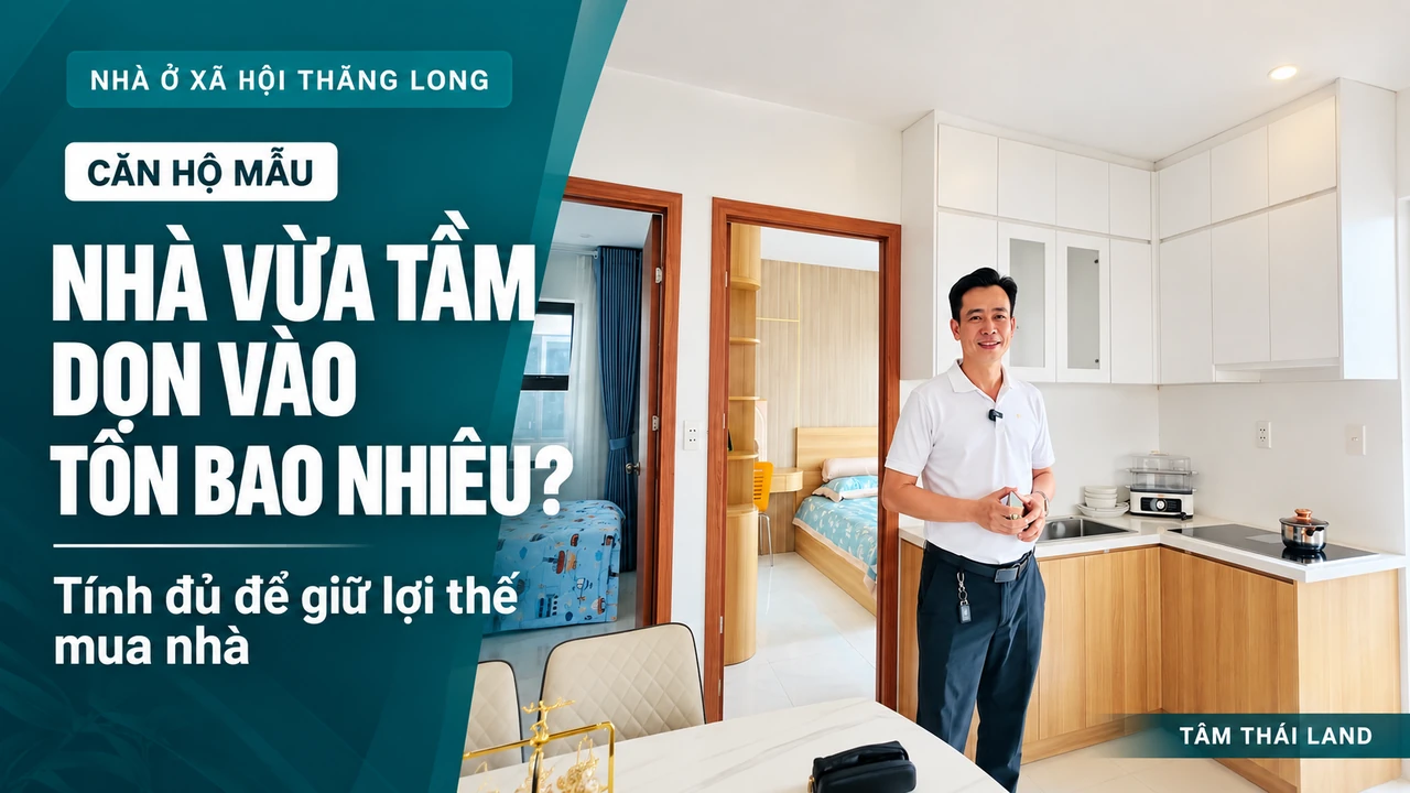 Giá nhà ở xã hội vừa tầm, dọn vào ở có tốn nhiều không? 4 khoản cần tính để giữ lợi thế mua nhà