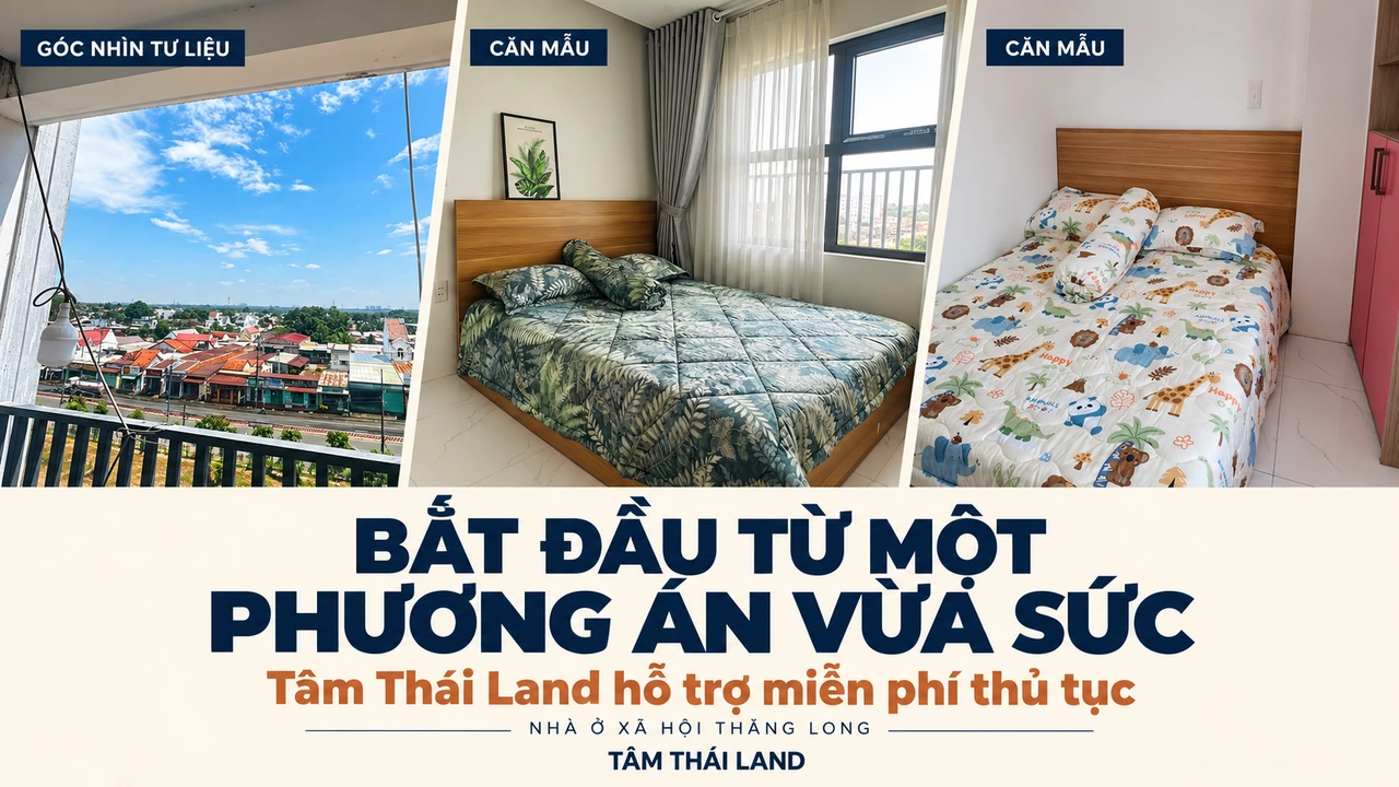 Góc nhìn ra ngoài và hai phòng ngủ trong tư liệu Thăng Long, cùng thông điệp phương án vừa sức và TTL hỗ trợ miễn phí thủ tục
