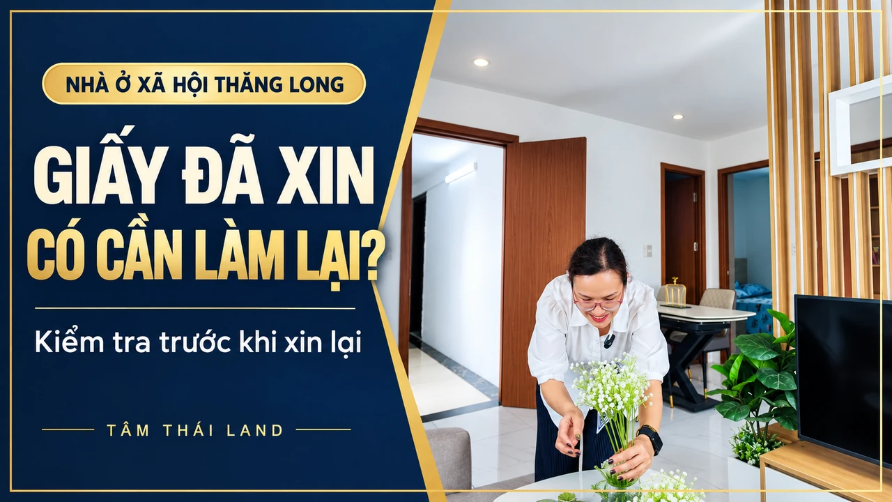 Đồ họa người và không gian căn mẫu Nhà ở xã hội Thăng Long với câu hỏi giấy đã xin có cần làm lại