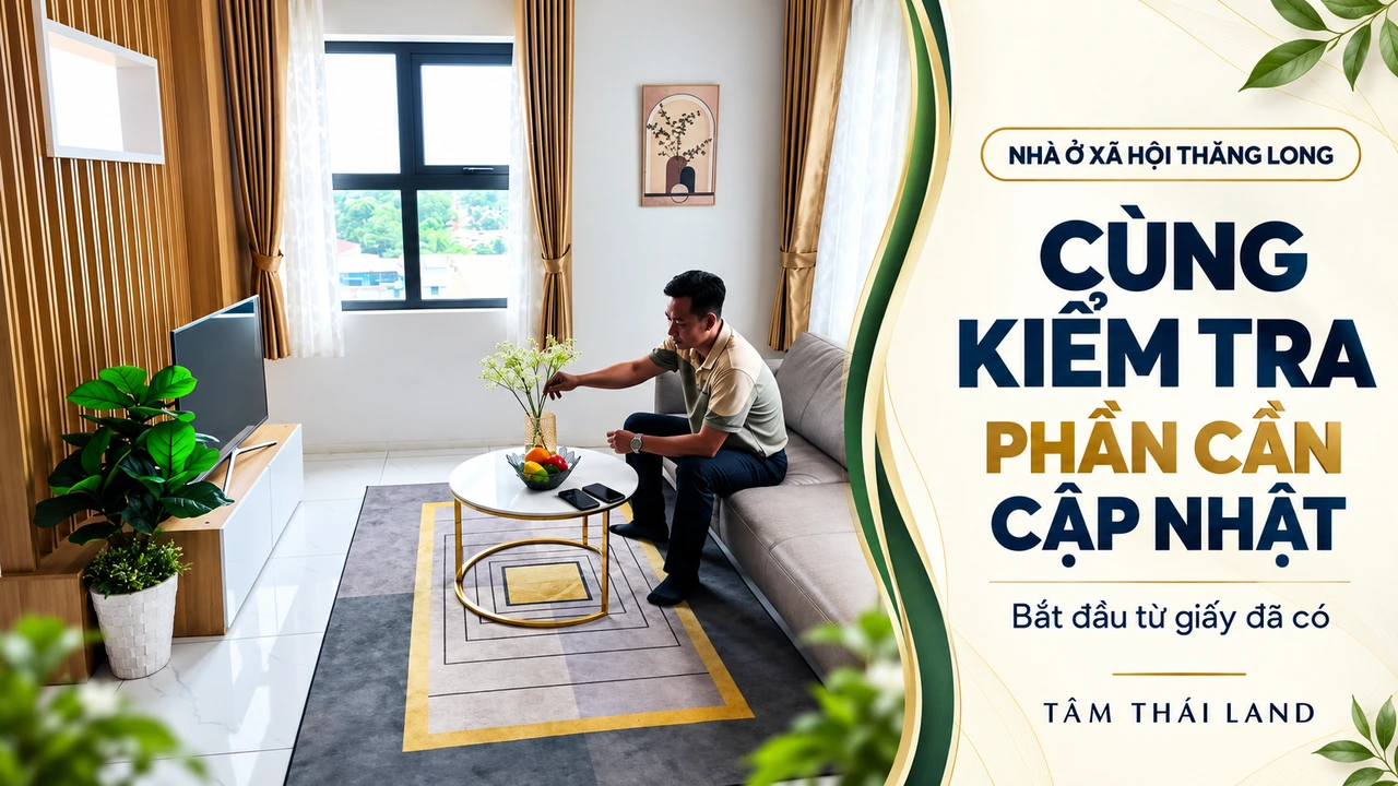 Đồ họa Tâm Thái Land cùng kiểm tra phần hồ sơ Nhà ở xã hội Thăng Long cần cập nhật