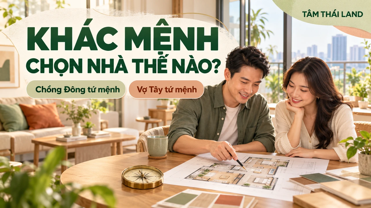 Chồng Đông tứ mệnh, vợ Tây tứ mệnh: Có căn hộ nào thật sự hợp được cả hai?