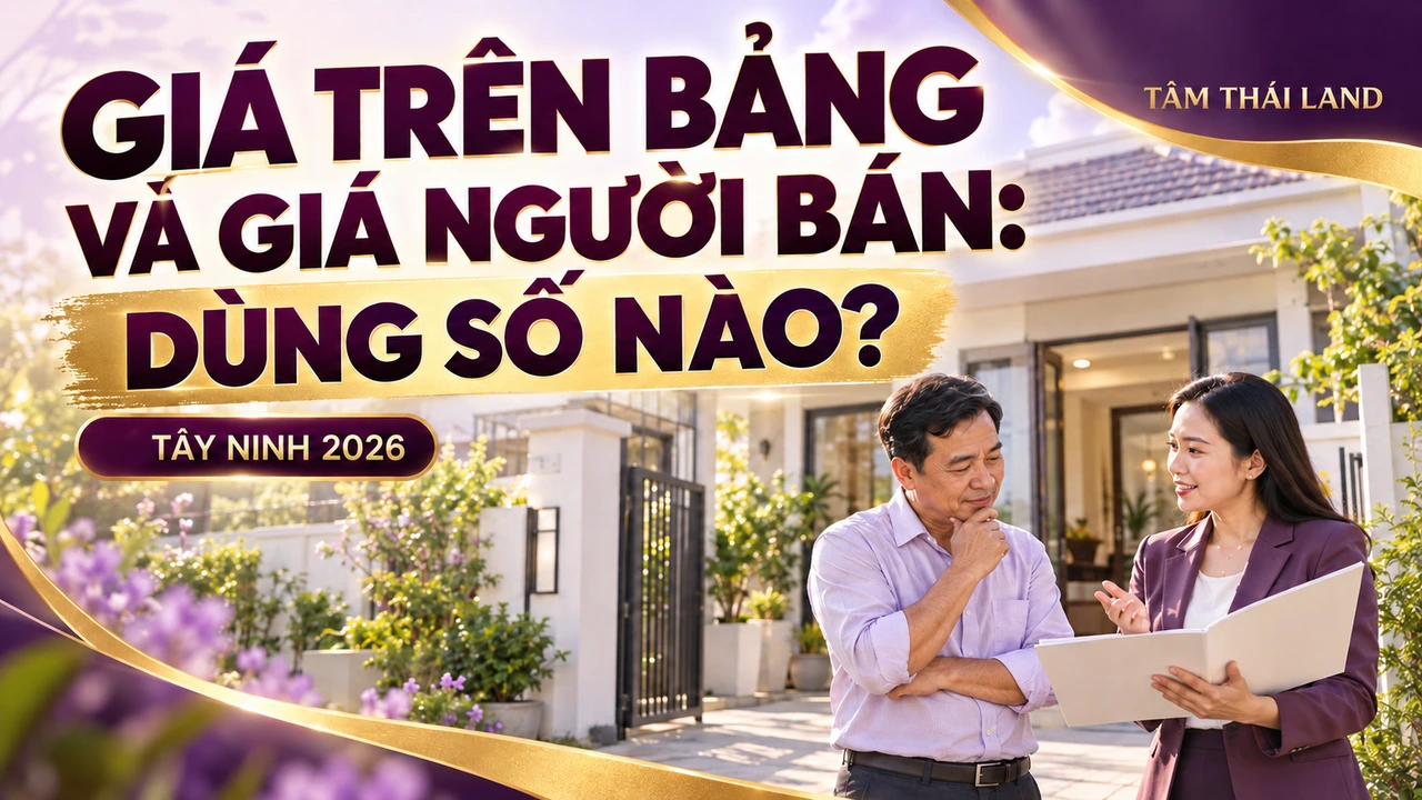 Minh họa người mua trao đổi hồ sơ với người tư vấn trước ngôi nhà, đặt câu hỏi bảng giá và giá người bán.