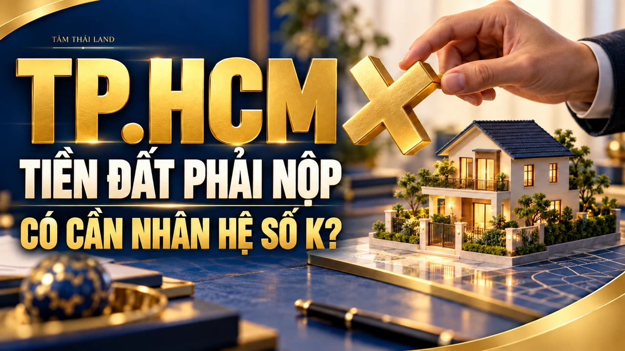Ảnh minh họa TP.HCM, TIỀN ĐẤT PHẢI NỘP, CÓ CẦN NHÂN HỆ SỐ K?.