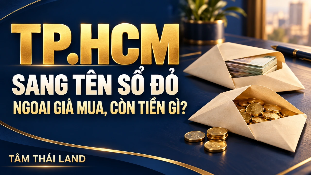 Minh họa TP.HCM, SANG TÊN SỔ ĐỎ, NGOÀI GIÁ MUA, CÒN TIỀN GÌ?.