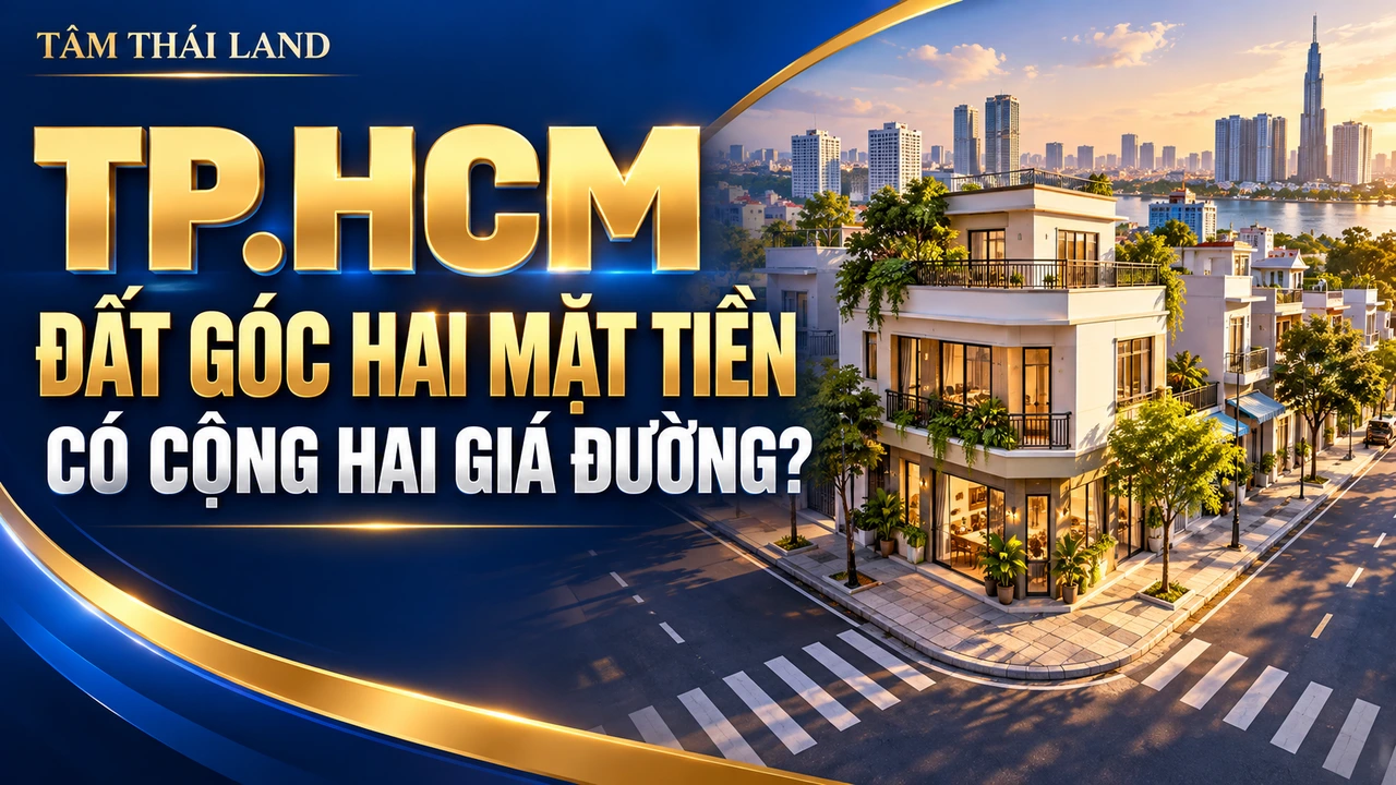 Minh họa TP.HCM, ĐẤT GÓC HAI MẶT TIỀN, CÓ CỘNG HAI GIÁ ĐƯỜNG?.