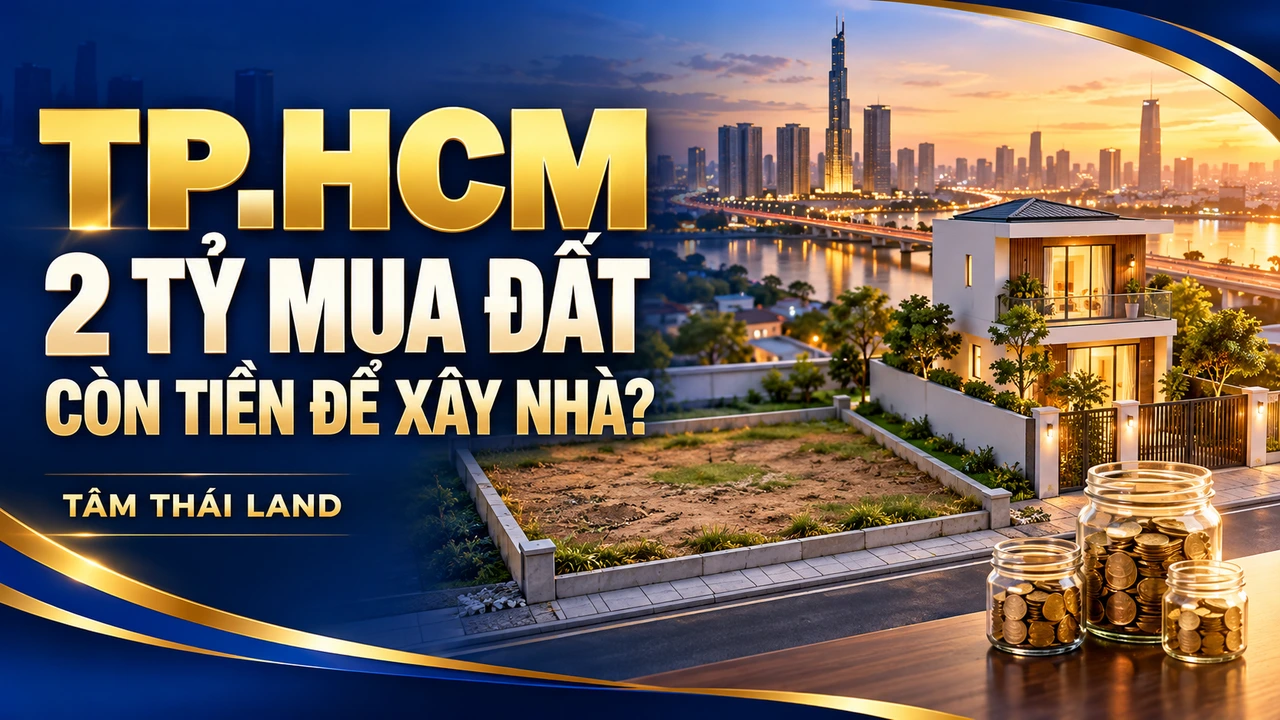 Minh họa TP.HCM, 2 TỶ MUA ĐẤT, CÒN TIỀN ĐỂ XÂY NHÀ?.