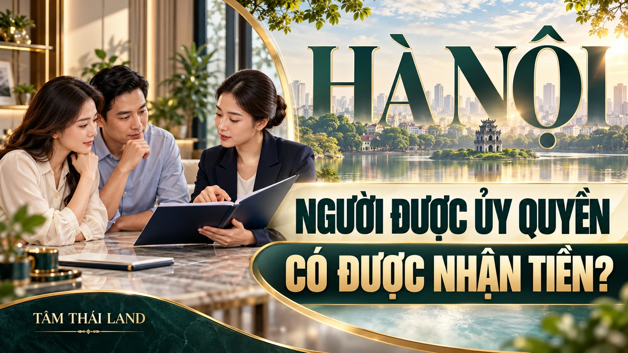 Mua nhà qua ủy quyền Hà Nội: Kiểm quyền ký, nhận tiền; minh họa AI, không phải giao dịch hay hồ sơ thực tế.