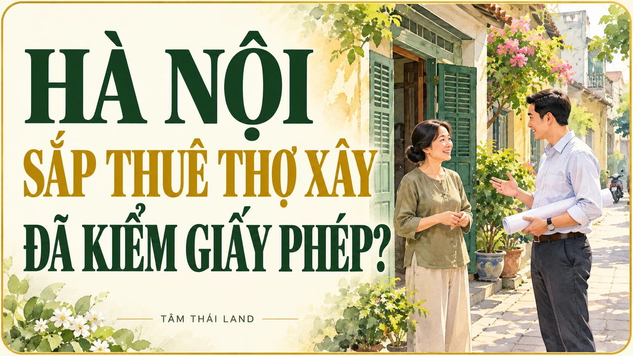 Minh họa AI cho Giấy phép xây dựng Hà Nội 2026: Hồ sơ và nơi nộp; không phải hồ sơ hoặc nhân vật thật.