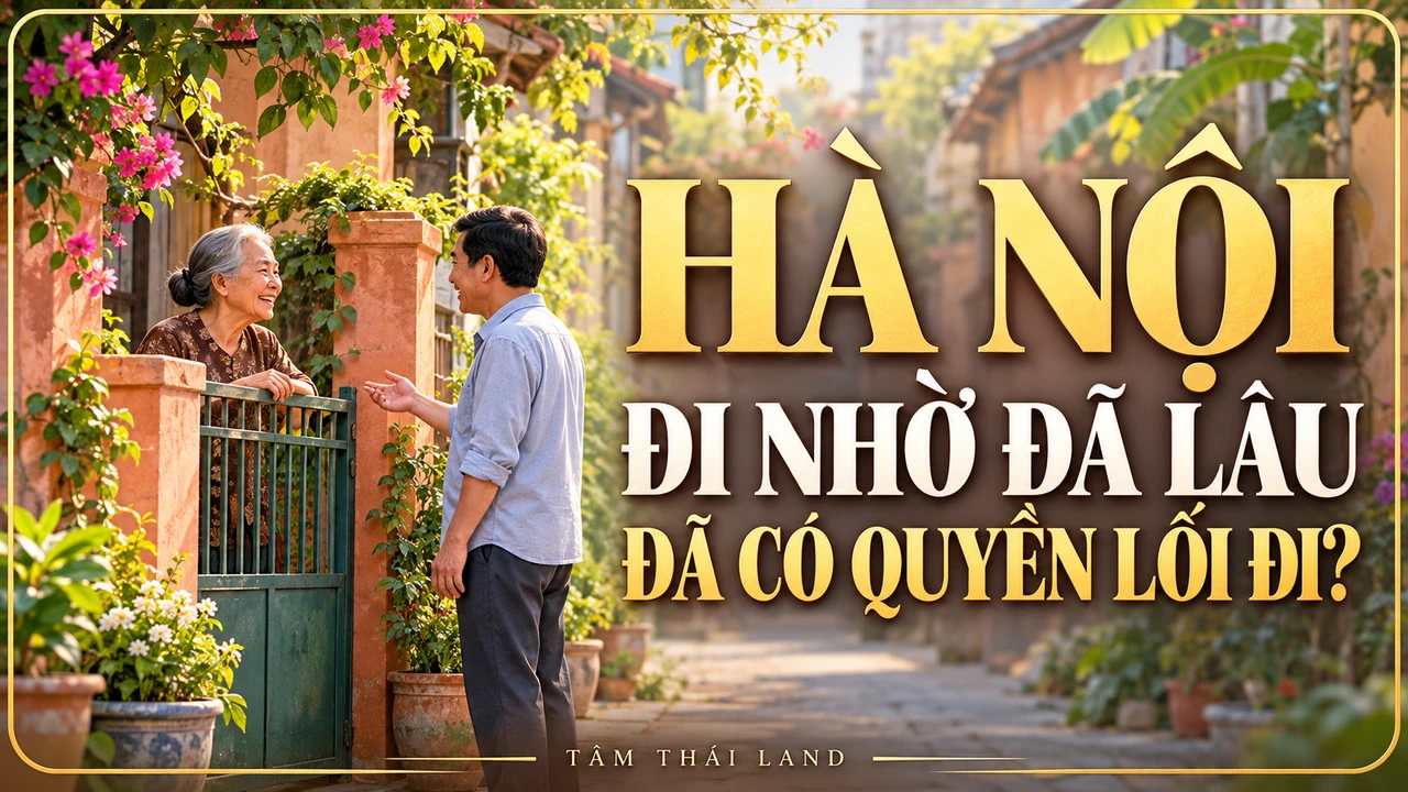 Minh họa AI cho Lối đi qua đất hàng xóm Hà Nội: Giấy tờ cần kiểm; không phải hồ sơ hoặc nhân vật thật.