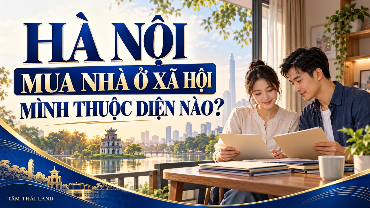Minh họa AI chủ đề Điều kiện mua nhà ở xã hội Hà Nội 2026: Kiểm từ đâu; không phải người hoặc hồ sơ thật.