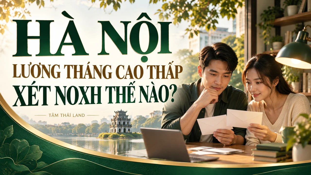 Minh họa AI chủ đề Thu nhập mua nhà ở xã hội Hà Nội 2026: Cách xác nhận; không phải người hoặc hồ sơ thật.