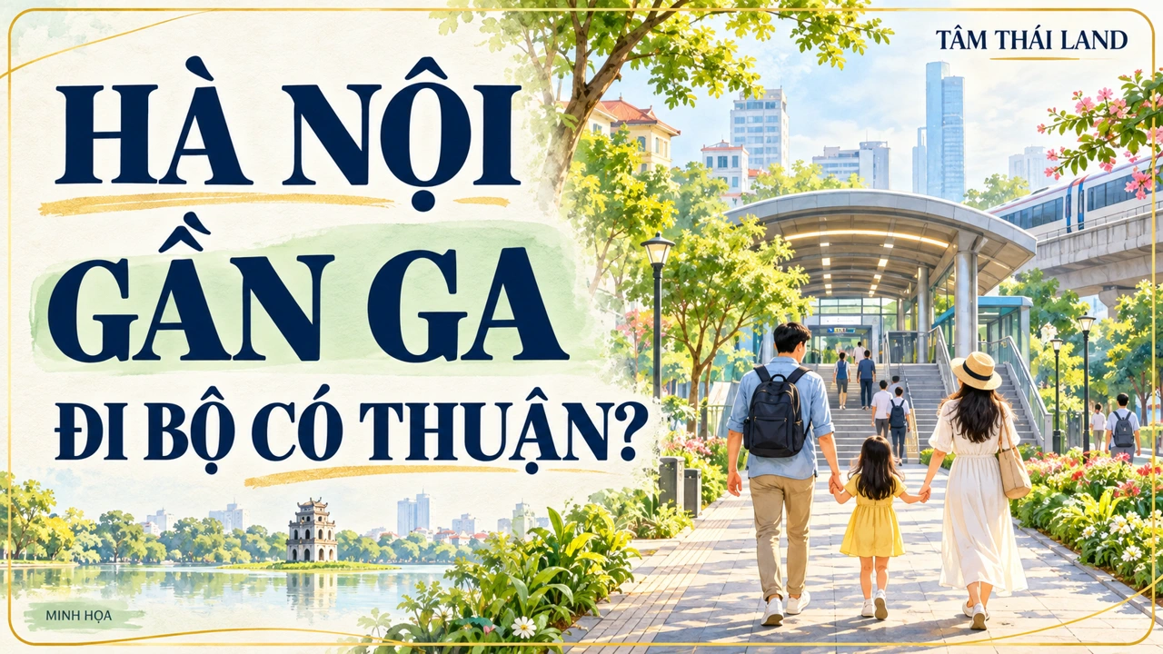 Minh họa biên tập Hà Nội: Trên bản đồ rất gần ga, đi bộ có thật sự thuận?