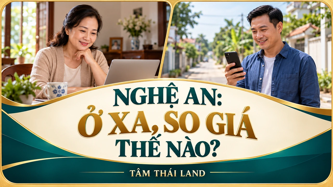 Bìa Nghệ An với hai khung minh họa người ở xa xem máy tính và người thân cầm điện thoại ngoài trời.