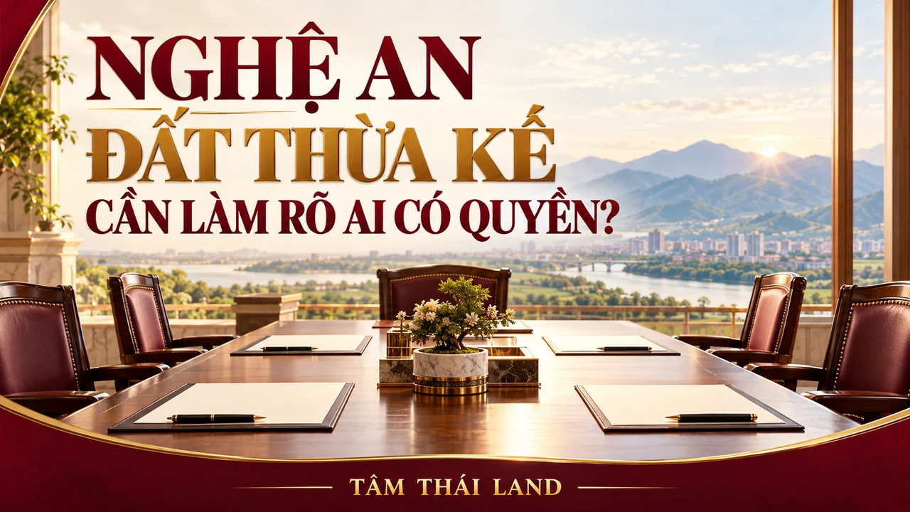 Minh họa bàn họp và giấy trắng, gợi việc xác định người có quyền thừa kế ở Nghệ An.