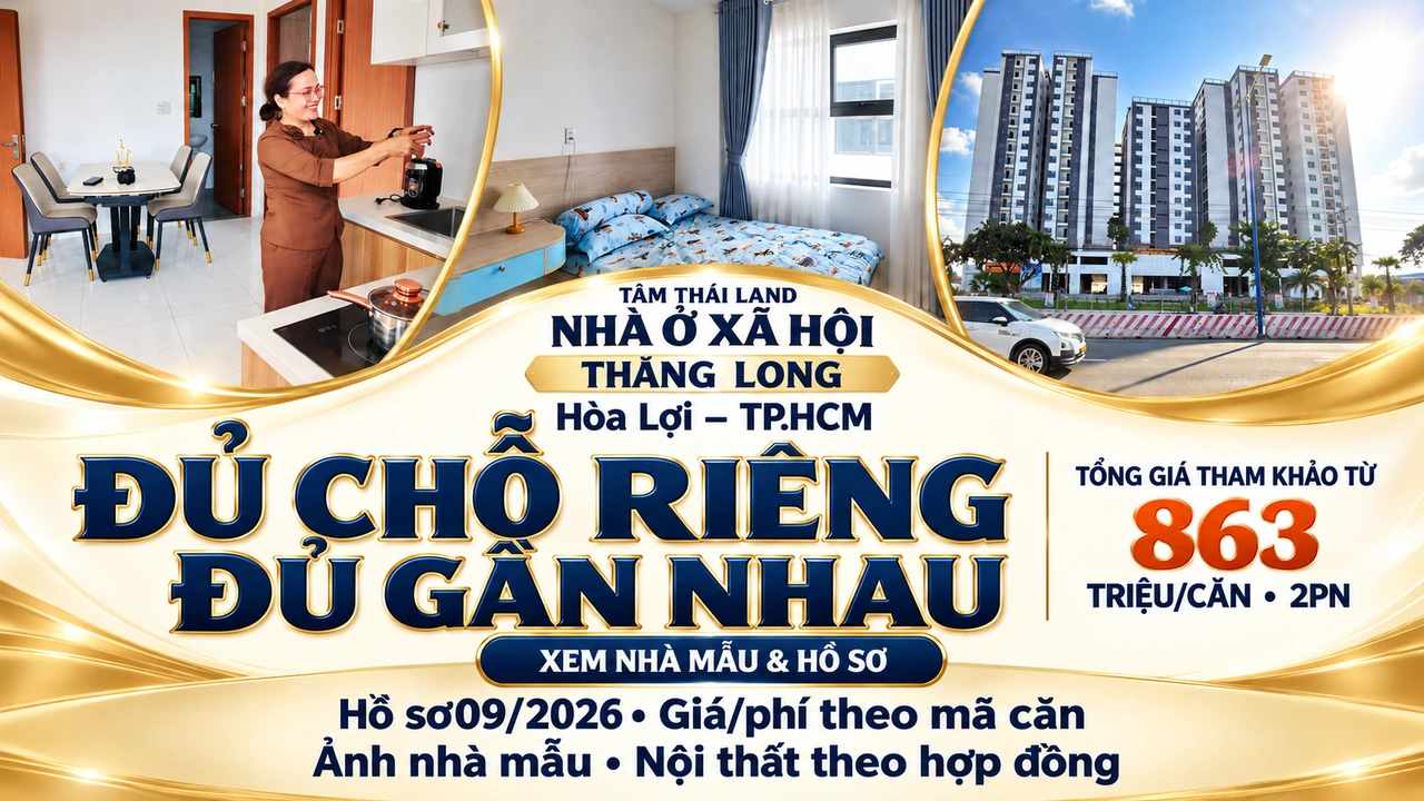 Thiết kế Thăng Long Hòa Lợi, TP.HCM, ghép căn mẫu bếp, phòng ngủ và tổng thể công trình