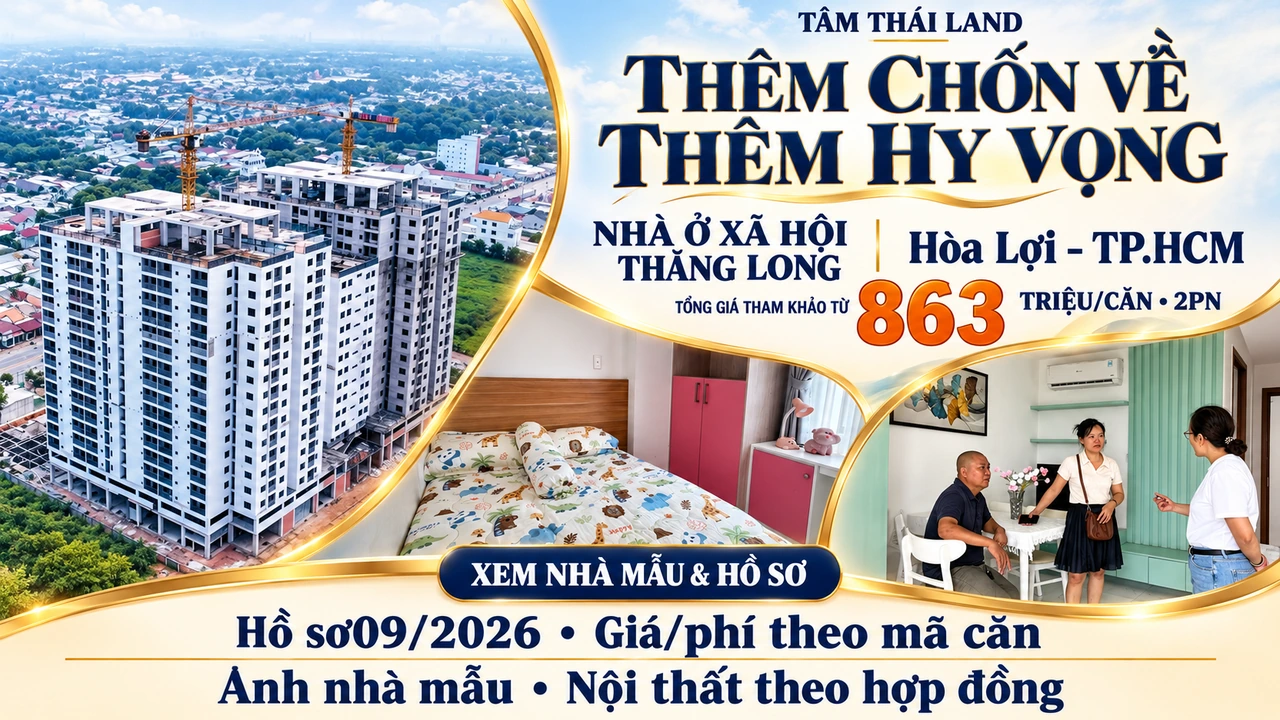 Thiết kế Thăng Long Hòa Lợi, TP.HCM, ghép công trình, phòng ngủ căn mẫu và nhóm người trao đổi quanh bàn