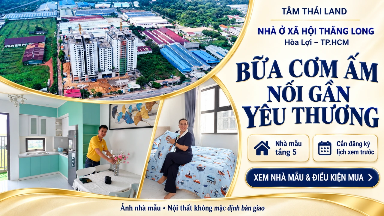 Bếp xanh, người giới thiệu và phòng ngủ căn mẫu Thăng Long.